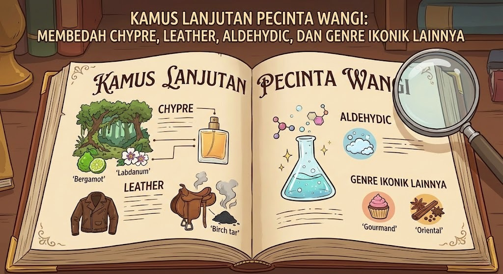 Kamus Lanjutan Pecinta Wangi: Membedah Chypre, Leather, Aldehydic, dan Genre Ikonik Lainnya