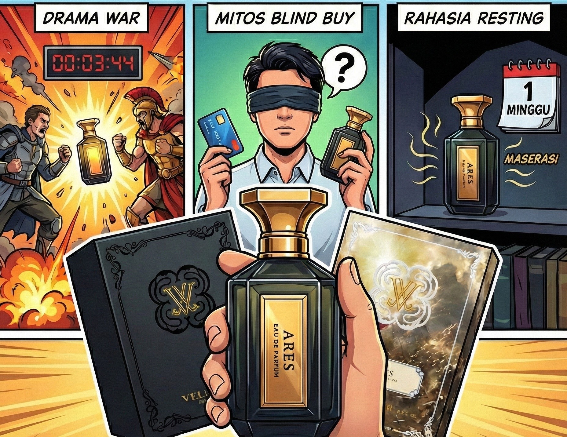 Review Jujur Velixir Ares: Drama War, Mitos Blind Buy, dan Rahasia Resting Parfum 1 Minggu